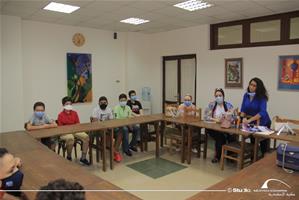 Deuxième groupe à l'école Saint Gabriel