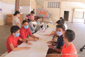 Deuxième groupe à l'école Saint Gabriel