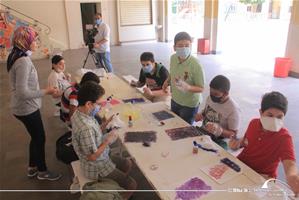Deuxième groupe à l'école Saint Gabriel