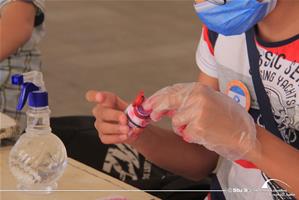 Deuxième groupe à l'école Saint Gabriel
