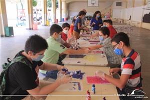 Deuxième groupe à l'école Saint Gabriel