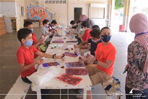 Deuxième groupe à l'école Saint Gabriel