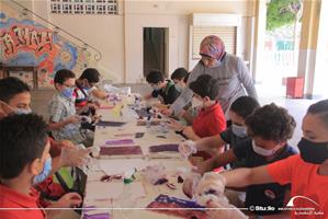Deuxième groupe à l'école Saint Gabriel
