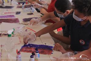Deuxième groupe à l'école Saint Gabriel