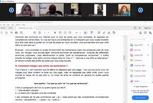 Groupe 3 : Mission 2 : Rédaction d’une lettre de motivation