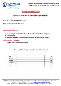 Fiche d'inscription et des commanditaires