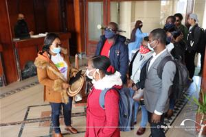 Les participants de l'atelier