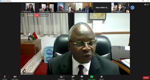 L'intervention de S.E.M. Alassane Monè, Ambassadeur du Burkina Faso en Egypte