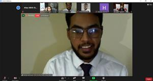 L'intervention de M. Abderrahmane Sidi El Moctar, Secrétaire général du conseil de la jeunesse africaine en Mauritanie