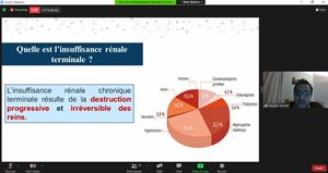 L'intervention de Dr El Hassan Mohamed, Maître de conférences en médecine interne au service de néphrologie à la Faculté de Médecine, Université d’Alexandrie