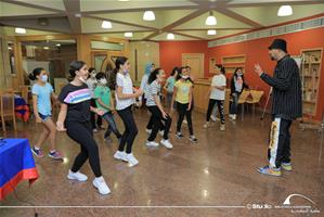  Les participants de l'atelier "Hip Hop"