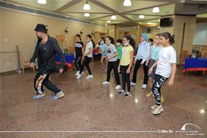  Les participants de l'atelier "Hip Hop"