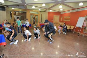  Les participants de l'atelier "Hip Hop"