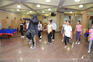  Les participants de l'atelier "Hip Hop"