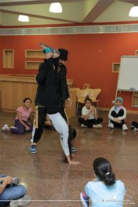  Les participants de l'atelier "Hip Hop"