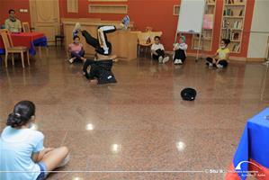  Les participants de l'atelier "Hip Hop"