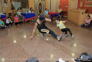  Les participants de l'atelier "Hip Hop"