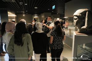 Les participants de l'atelier au Musée des Antiquités