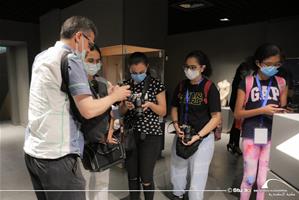 Les participants de l'atelier au Musée des Antiquités