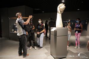 Les participants de l'atelier au Musée des Antiquités