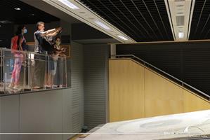 Les participants de l'atelier au Musée des Antiquités