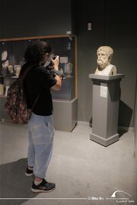 Les participants de l'atelier au Musée des Antiquités
