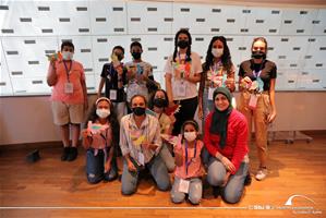 Les travaux des participants de l'atelier "Créer et colorier"