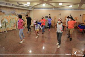 Les participants du 5<sup>e</sup> groupe à l'atelier "Hip Hop"