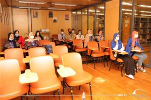  Groupe 1 à l’Atelier : Séance d’apprentissage des différents moyens de l’accès aux ressources électroniques de la Bibliotheca Alexandrina