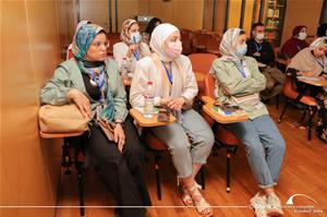  Groupe 1 à l’Atelier : Séance d’apprentissage des différents moyens de l’accès aux ressources électroniques de la Bibliotheca Alexandrina
