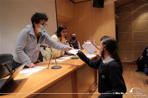 Les participants de la 1<sup>re</sup> journée à la Bibliotheca Alexandrina