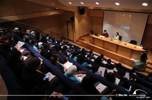 Les participants de la 1<sup>re</sup> journée à la Bibliotheca Alexandrina