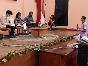 Les participants de la 3<sup>e</sup> journée à la Bibliothèque Publique Misr de Port-Saïd