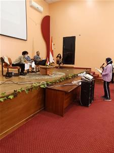 Les participants de la 3<sup>e</sup> journée à la Bibliothèque Publique Misr de Port-Saïd