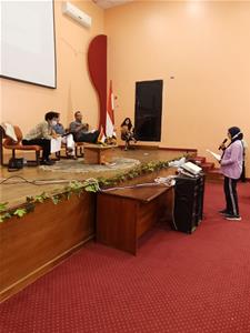 Les participants de la 3<sup>e</sup> journée à la Bibliothèque Publique Misr de Port-Saïd