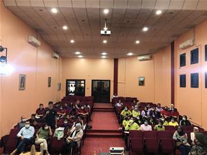 Les participants de la 3<sup>e</sup> journée à la Bibliothèque Publique Misr de Port-Saïd