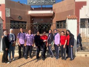Les participants de la 3<sup>e</sup> journée à la Bibliothèque Publique Misr de Port-Saïd