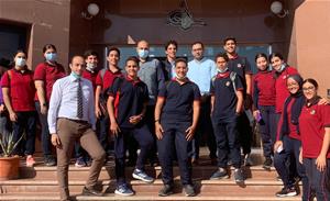 Les participants de la 3<sup>e</sup> journée à la Bibliothèque Publique Misr de Port-Saïd