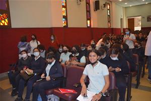 Les participants de la 4<sup>e</sup> journée à l'école Sainte Anne du Caire