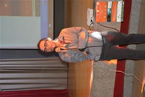 M. Ahmed Nabil, Spécialiste du cinéma au Centre des Arts à la Bibliotheca Alexandrina