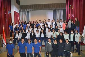 Les participants de la 4<sup>e</sup> journée à l'école Sainte Anne du Caire