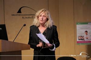 M<sup>me</sup> Christine Gourjux, Attachée de coopération pour le français, l'Intitut Français d'Egypte - IFE au Caire