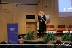 M<sup>me</sup> Christine Gourjux, Attachée de coopération pour le français, l'Intitut Français d'Egypte - IFE au Caire