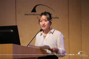 M<sup>lle</sup> Esther Nguyendac, l'Intitut Français d'Egypte - IFE à Alexandrie