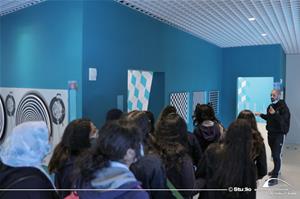 Les participants au Musée de l'Illusion