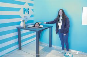 Les participants au Musée de l'Illusion