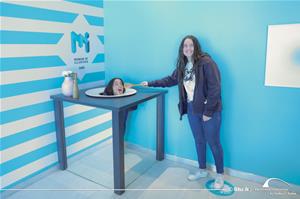 Les participants au Musée de l'Illusion