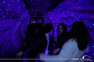 Les participants au Musée de l'Illusion