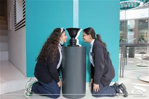 Les participants au Musée de l'Illusion