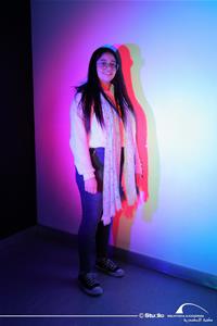 Les participants au Musée de l'Illusion